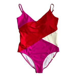 Summersalt Women's Colorblock One Piece Swimsuit Pink Size 16 Maximalist